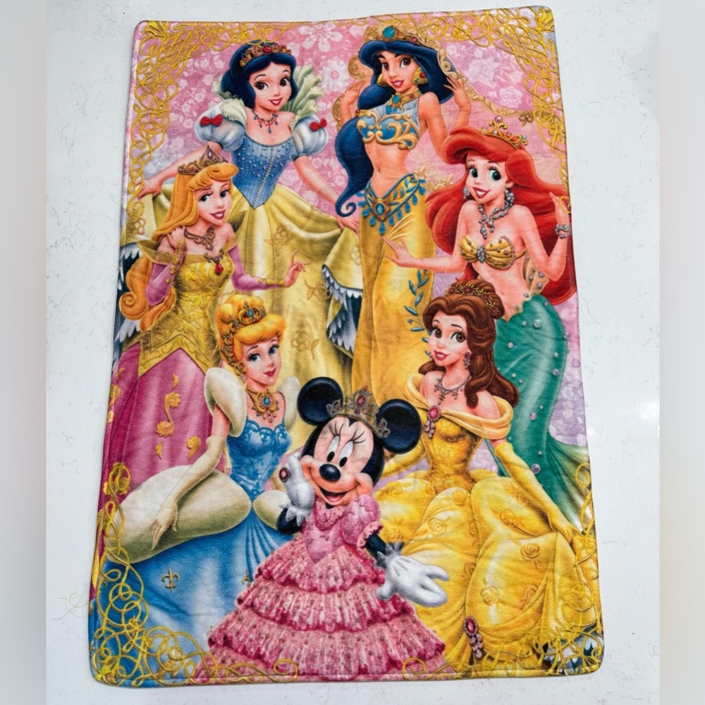 Tapestry Disney Princess & Minnie Mouse Bathroom Mat – Kids Bath Rug Path Design